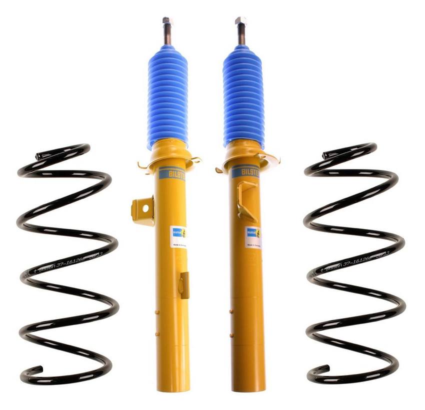 BMW Suspension Strut and Coil Spring Kit - Front (Standard Suspension) (B6 Performance) 31336767370 - Bilstein 3817459KIT